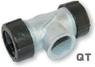 Akcesoria grzewcze - Gebo QUICK Uniwersalny łącznik QT 1 1/2" do rur stalowych i PE. 17.195.04.05 - miniaturka - grafika 1