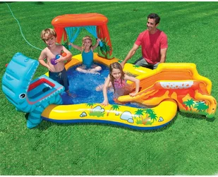 Intex Dinozaury ze zjeźdźalnią 57444 - Pływanie - miniaturka - grafika 3