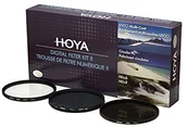 Filtry fotograficzne - Hoya zestaw cyfrowych filtrów wraz z filtrem biegunowym, filtrem szarym (NDx8), filtrem UV, 77 mm YKITDG077 - miniaturka - grafika 1