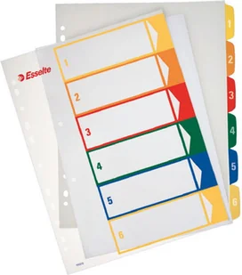 Esselte Przekładka A4 1/6 MAXI z możliwością nadruku 100212 - Przekładki do segregatorów - miniaturka - grafika 2