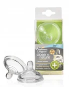 Smoczki do butelek - Tommee Tippee Smoczek antykolkowy o średnim przepływie x 2 sztuki 3 m-ce+ - miniaturka - grafika 1
