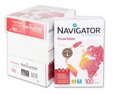 Navigator The Company Papier Presentation A4 100g/m2 2500 kartek karton (5ryz) 82437A10SB5 - Papier do drukarek Navigator The Company Papier Presentation A4 100g/m2 2500 kartek karton (5ryz) 82437A10SB5 - Papier do drukarek - miniaturka - grafika 1