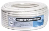 Akcesoria fotograficzne - Philex RG6 do anteny satelitarnej, 25 m, biały 27600FW25 - miniaturka - grafika 1
