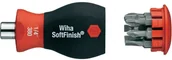 Śrubokręty - Wiha Wkrętak krótki na bity z 6 końcówkami bitowymi 33743 - miniaturka - grafika 1