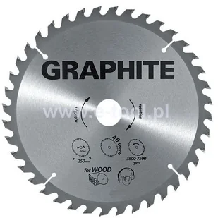Topex Grupa sp. z o.o. S.K. Tarcza do pilarki widiowa 255x30 mm 40 zębów 57H686 - Narzędzia warsztatowe - miniaturka - grafika 2
