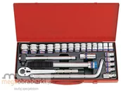 Klucze i nasadki - KING TONY zestaw nasadek 1/2 cala, 24 szt 4033MR - miniaturka - grafika 1