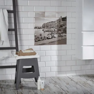 Paradyż Glazura Tamoe 9 8 x 19 8 cm biała 0 89 m2 - Płytki ceramiczne - miniaturka - grafika 2