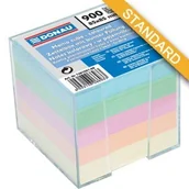 Notesy i bloczki - Donau PBS Kostka nieklejona, w pudełku, 92x92x82mm, mix kolorów DN003 - miniaturka - grafika 1