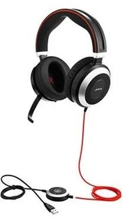 Jabra Evolve 80 Duo MS czarne - Słuchawki - miniaturka - grafika 2