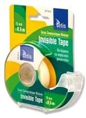 Taśmy klejące - TETIS Taśma klejąca 19x8,5 Magic Invisible z podajnikiem TET004 - miniaturka - grafika 1