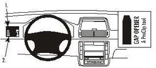Brodit AB dla Clip do Volkswagen Sharan 01-10 802987 - Uchwyty samochodowe do telefonów - miniaturka - grafika 2