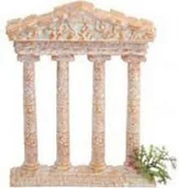 Dekoracje do akwarium - Zolux Dekoracja Nano Antics 4 kolumny - miniaturka - grafika 1