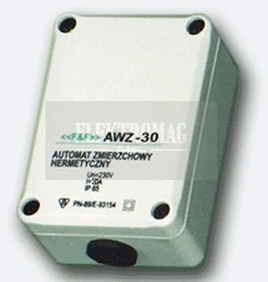 F&F Pabianice Automat zmierzchowy AWZ-30 - Wyłączniki światła i elektryczne - miniaturka - grafika 5