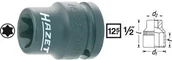 Klucze i nasadki - Hazet Gniazdo mocy 1/2" 12.5 mm) 900S-E18 Torx zewnętrzny Długość netto 38 mm T 18 - miniaturka - grafika 1