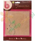 Pozostałe akcesoria dla plastyków - Papermania Tekturowa baza albumu 17x12 cm SQUARE 6 kartek PMA-110109 - miniaturka - grafika 1