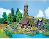 Kolejki i akcesoria - Faller Wieża widokowa 130291 115 x 62 x 135 mm skala H0 - miniaturka - grafika 1