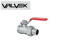 Zawory i kraniki - Valvex ONYX ZAWÓR KULOWY PROSTY NIKLOWANY Z DŁAWIKIEM, PÓŁŚRUBUNKIEM I DŹWIGNIĄ - miniaturka - grafika 1