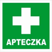 Kleje biurowe - KORFED NAKLEJKA INFORMACYJNA APTECZKA - miniaturka - grafika 1