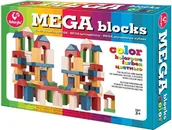 Klocki - Promatek Klocki Drewniane Kolorowe 0126 - miniaturka - grafika 1