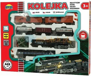 Dromader Kolejka Wielka 449 cm ZD-5125 - Kolejki i akcesoria - miniaturka - grafika 2