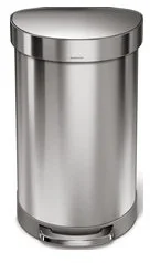 Implehuman Kosz na śmieci pedałowy półokrągły 45 l CW2030 - Kosze na śmieci Implehuman Kosz na śmieci pedałowy półokrągły 45 l CW2030 - Kosze na śmieci - miniaturka - grafika 1