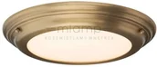 Lampy sufitowe - Elstead Lighting Plafon LAMPA sufitowa WELLAND BATH/WELL/F AB okrągła OPRAWA do łazienki LED 25W IP54 mosiądz - miniaturka - grafika 1