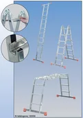 Drabiny - Krause Drabina uniwersalna przegubowa MultiMatic 120694 - miniaturka - grafika 1