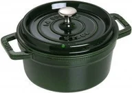 Patelnie - Staub Cocotte 22 cm Zielony 40509-354-0 - miniaturka - grafika 1