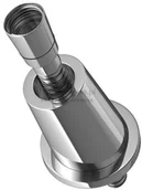 Akcesoria do armatury i ceramiki - Kohlman rozeta nawannowa z wężem QW006W QW006W - miniaturka - grafika 1