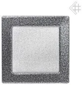 Akcesoria kominkowe - Kratki.pl Kratka kominkowa malowana czarno-srebrna 17x17 6674-898A9_201302021327 - miniaturka - grafika 1