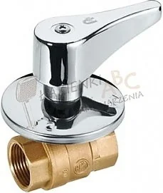 Armatura Armatura Zawór podtynkowy kulowy wodny 1/2cala 706-010-15 - Zawory i kraniki - miniaturka - grafika 2