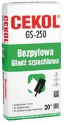 Gipsy i gładzie gipsowe - Cekol Gładź szpachlowa bezpyłowa 20 kg - miniaturka - grafika 1