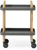 Ławy i stoliki kawowe - Normann Copenhagen Stolik Block Szary 602205 - miniaturka - grafika 1