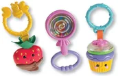 Grzechotki dla dzieci - Fisher Price Komplet Słodkich Grzechotek - miniaturka - grafika 1