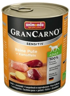 Animonda Gran Carno Sensitiv Indyk + Ziemniaki 800G - Mokra karma dla psów - miniaturka - grafika 3