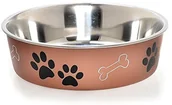 Pozostałe akcesoria dla kotów - LOVING PETS Loving Pets Metallic Bella Schüssel Dog Bowl, M, 750 Ml, Kupfer - miniaturka - grafika 1