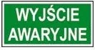 Tablice BHP - ANRO Znak Bezpieczeństwa Wyjście awaryjne Z-33E-FS - miniaturka - grafika 1
