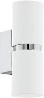 Lampy ścienne - Eglo Kinkiet LAMPA ścienna PASSA 95368 metalowa OPRAWA LED 6,6W tuba chrom biała - miniaturka - grafika 1