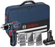 Wkrętarki - Bosch Professional GSR 12V-15 12V 4 Ah Li-Ion zaw. 2 akumulatory. zaw. akcesoria. zaw. torbę - miniaturka - grafika 1