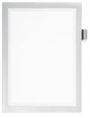 Systemy ekspozycyjne i znaki informacyjne - Durable Ramka samoprzylepna A4 DURAFRAME NOTE, srebrna DU227-15 - miniaturka - grafika 1