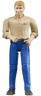 Figurki dla dzieci - Bruder 60006 Figurka mężczyzny białego w niebeiskich dżinsach - miniaturka - grafika 1