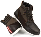 Buty zimowe męskie - DVS buty zimowe męskie BISHOP BROWN - miniaturka - grafika 1