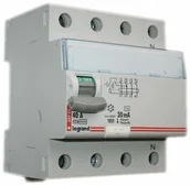 Bezpieczniki elektryczne - LEGRAND różnicowoprądowy P304 TX3 63A 300mA AC 4pol Legrand l_411729 - miniaturka - grafika 1