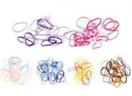 Pozostałe akcesoria dla psów - Chaba Gumki dla Yorków i innych ras długowłosych 100szt./op MIX KOLORÓW - miniaturka - grafika 1