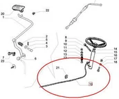 Części i akcesoria do maszyn rolniczych - CNH LINKA GAZU RĘCZNEGO 5092569 - 87557539 - miniaturka - grafika 1