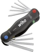 Zestawy narzędziowe - Wiha Zestaw kluczy imbusowych 9 szt SB351 PG9X PocketStar płaski krzyżakowy Phillips wewnętrzny sześciokąt TORX 25295 - miniaturka - grafika 1