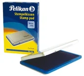 Tusz do pieczątek - Pelikan 331777 poduszka do stempli 2, impregnowane, 110 X 70 MM, w kolorze czarnym (opakowanie bąbelkowe), niebieski 331017 - miniaturka - grafika 1