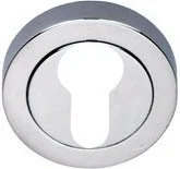 Szyldy i rozety - VDS Rozeta okrągła WKŁADKA R1 CHROM 10-0808 - miniaturka - grafika 1