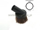 Akcesoria do odkurzaczy - AJS ssawka okrągła włos naturalny 32 mm - SO5810 - miniaturka - grafika 1