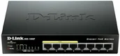 Routery - D-Link DGS-1008P 8-Port Gigabit Switch Layer2 PoE Czarny DGS-1008P/E - miniaturka - grafika 1